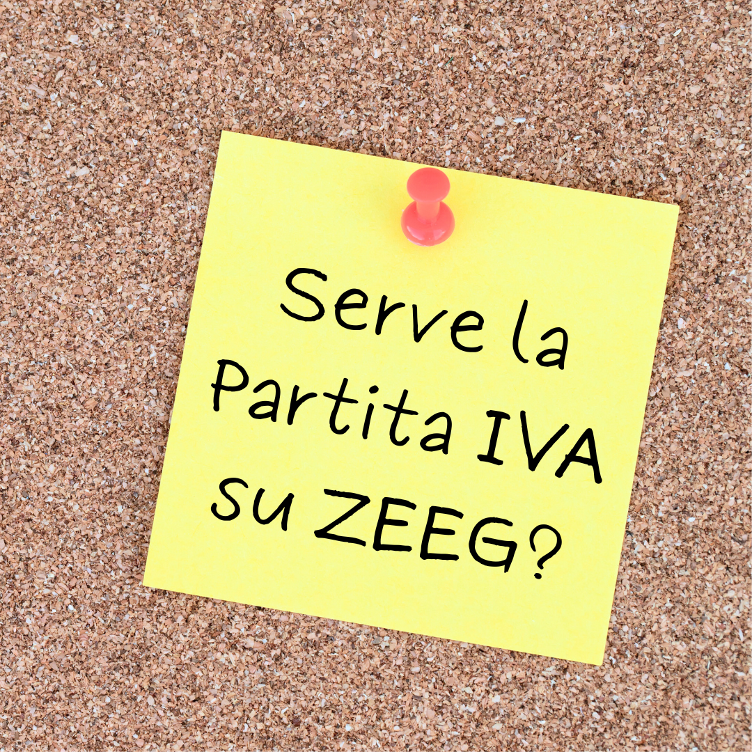 Serve la Partita IVA per pubblicare su ZEEG?