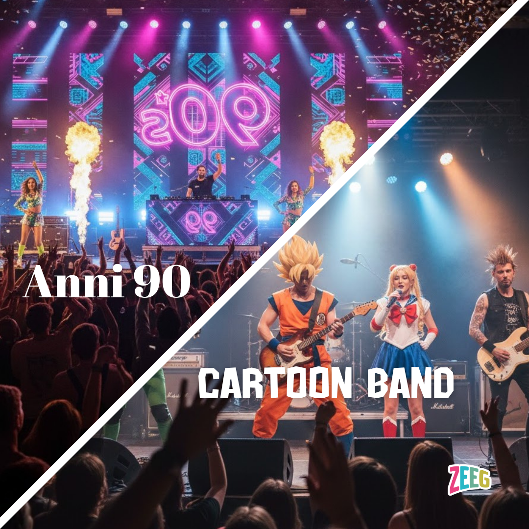 Trend Eventi 2026: Dopo gli Anni '90 arrivano le Cartoon Band