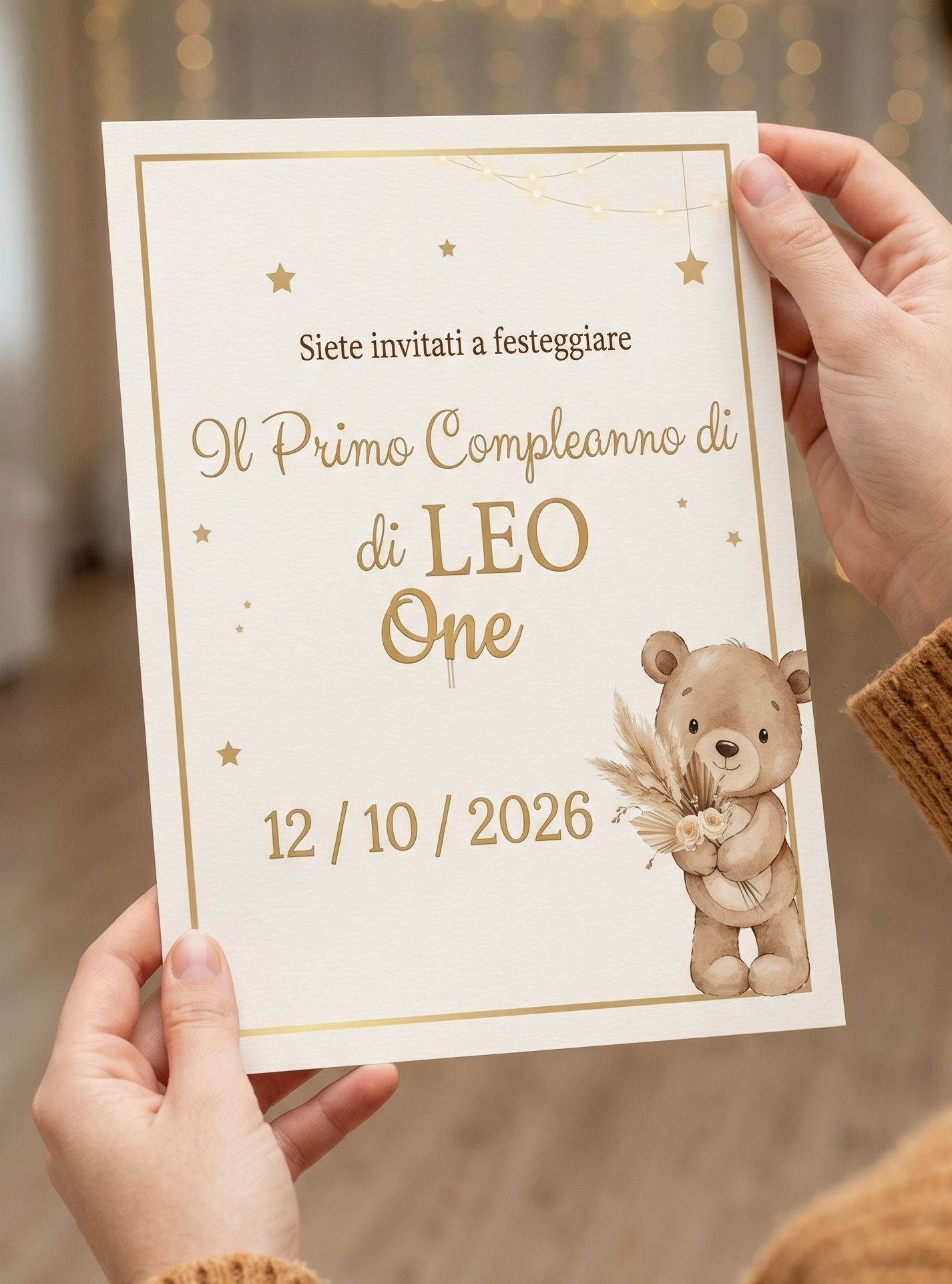 Invito primo compleanno